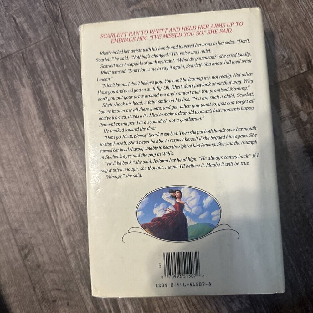 Scarlett, The Sequel to Gone With The Wind, Alexandra Ripley, Hardcopy 1st Ed - Picture 2 of 4